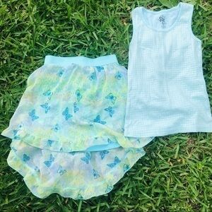 2 PIECE GIRLS SKIRT SET     PSW1